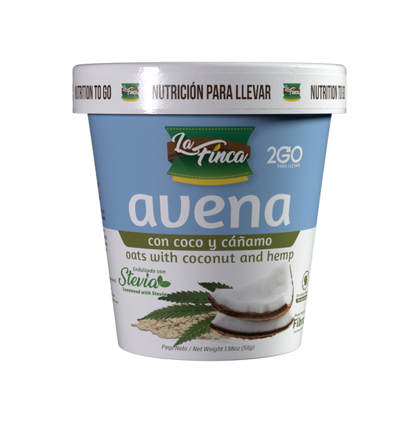 Avena Instantánea con Coco y Cáñamo Single Serve Cup
