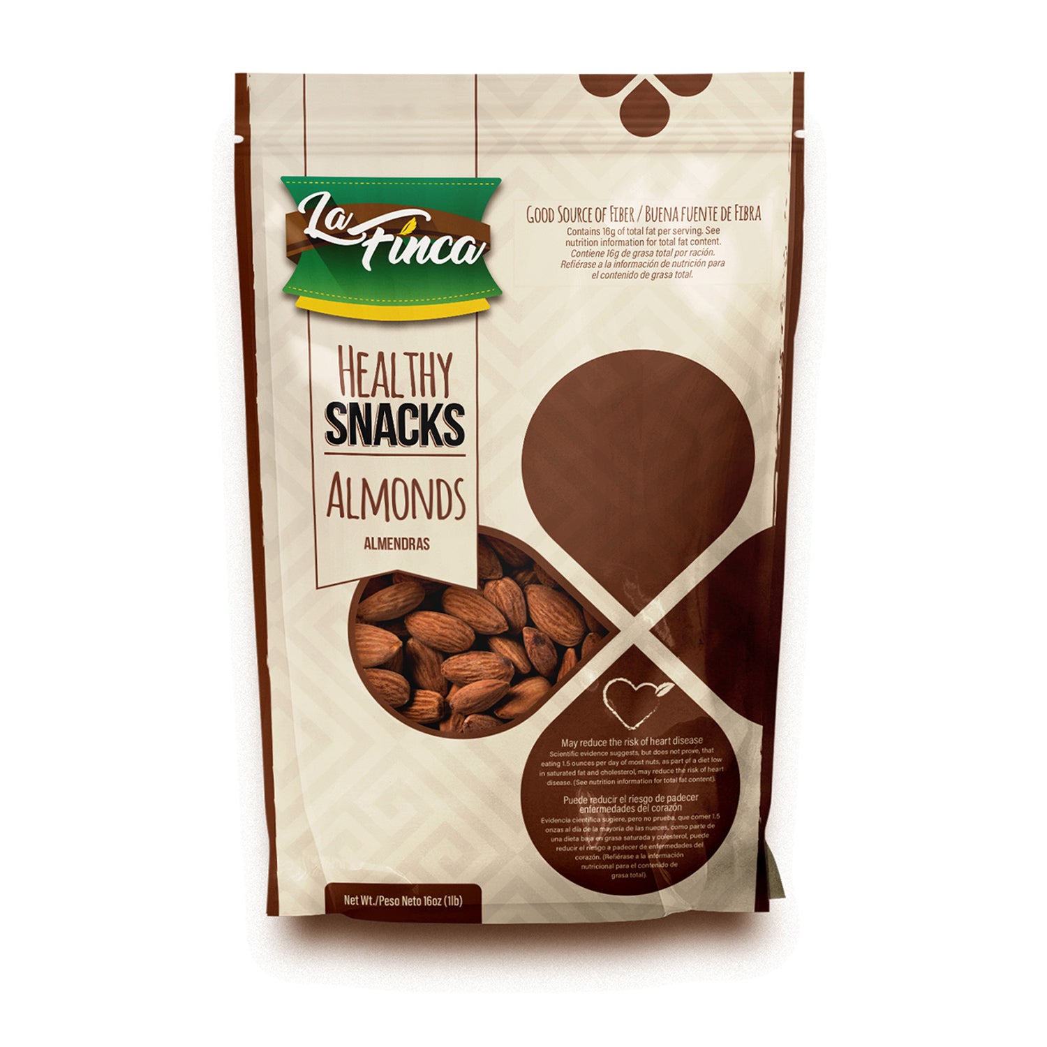 La Finca Healthy Snacks Almendras 1lb