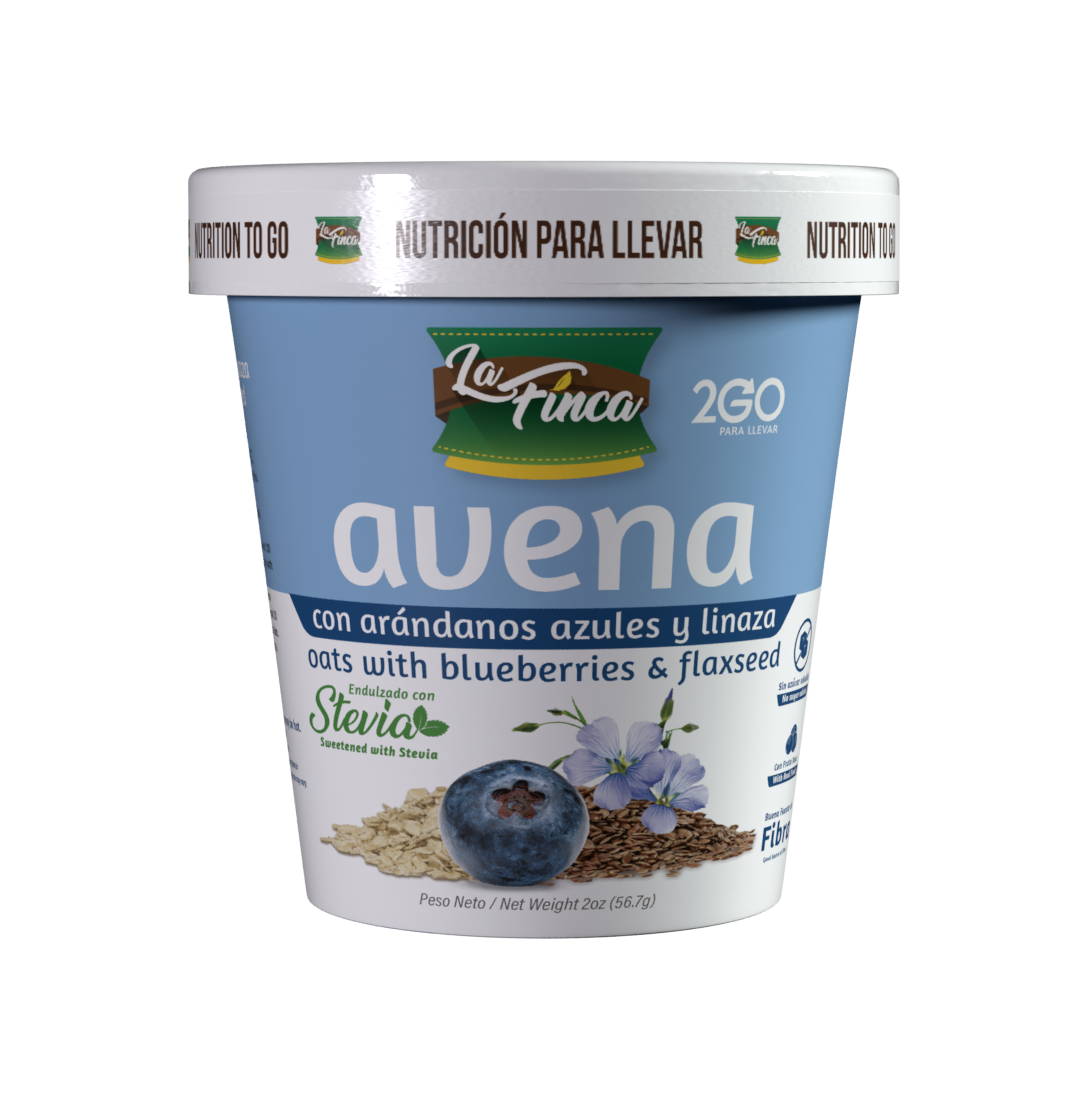 Avena Instantánea con Arándanos Azules, Linaza y Canela Single Serve Cup