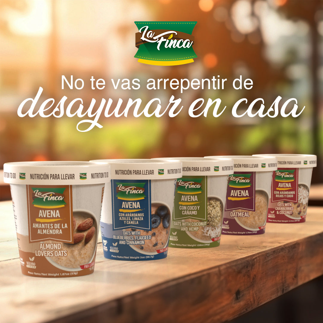 Avena Instantánea con Arándanos Azules, Linaza y Canela Single Serve Cup