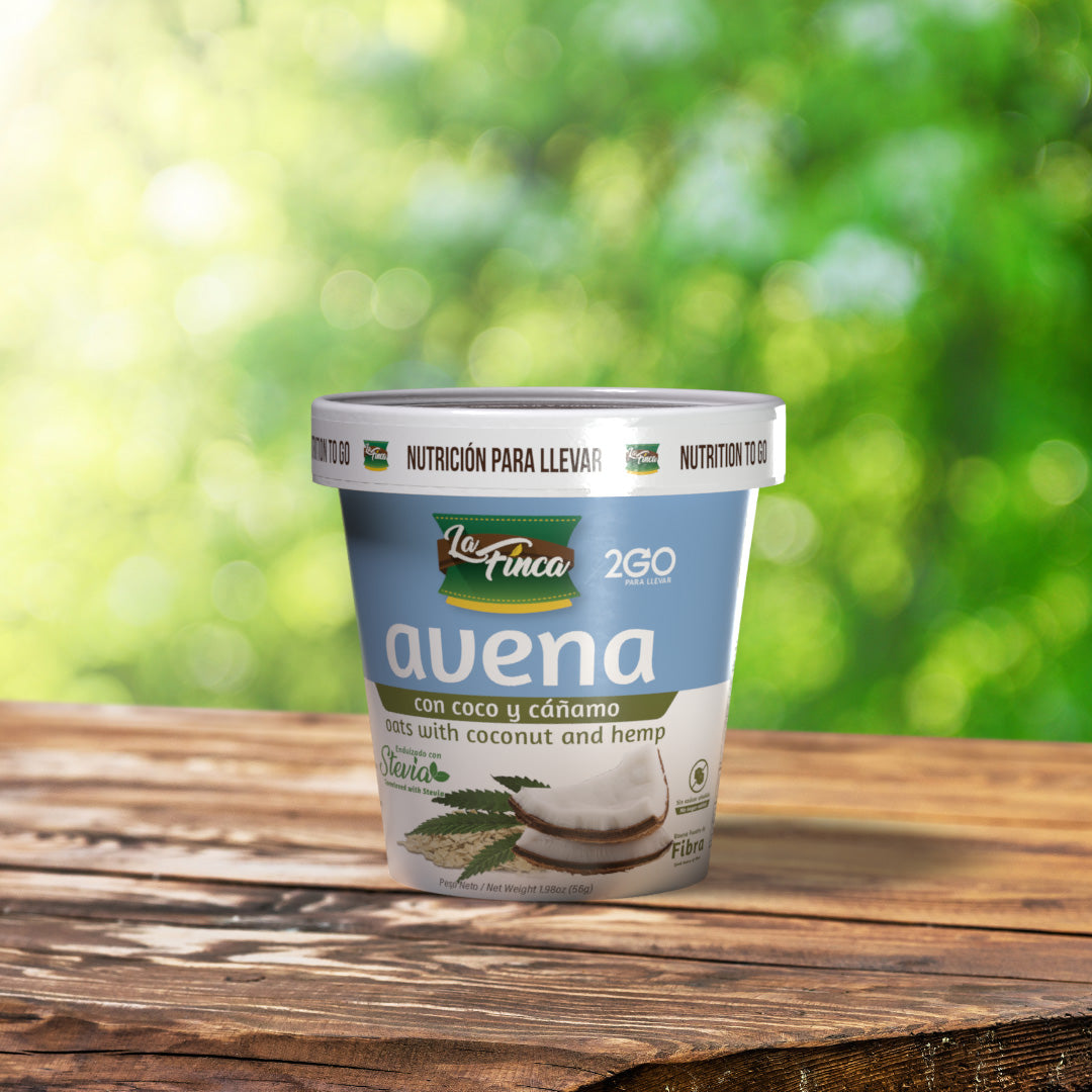 Avena Instantánea con Coco y Cáñamo Single Serve Cup