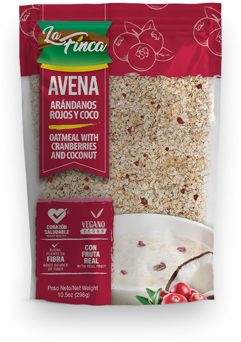 Avena Cranberries y Coco