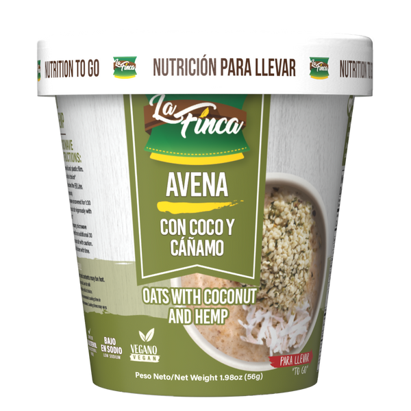 Avena Instantánea con Coco y Cáñamo Single Serve Cup