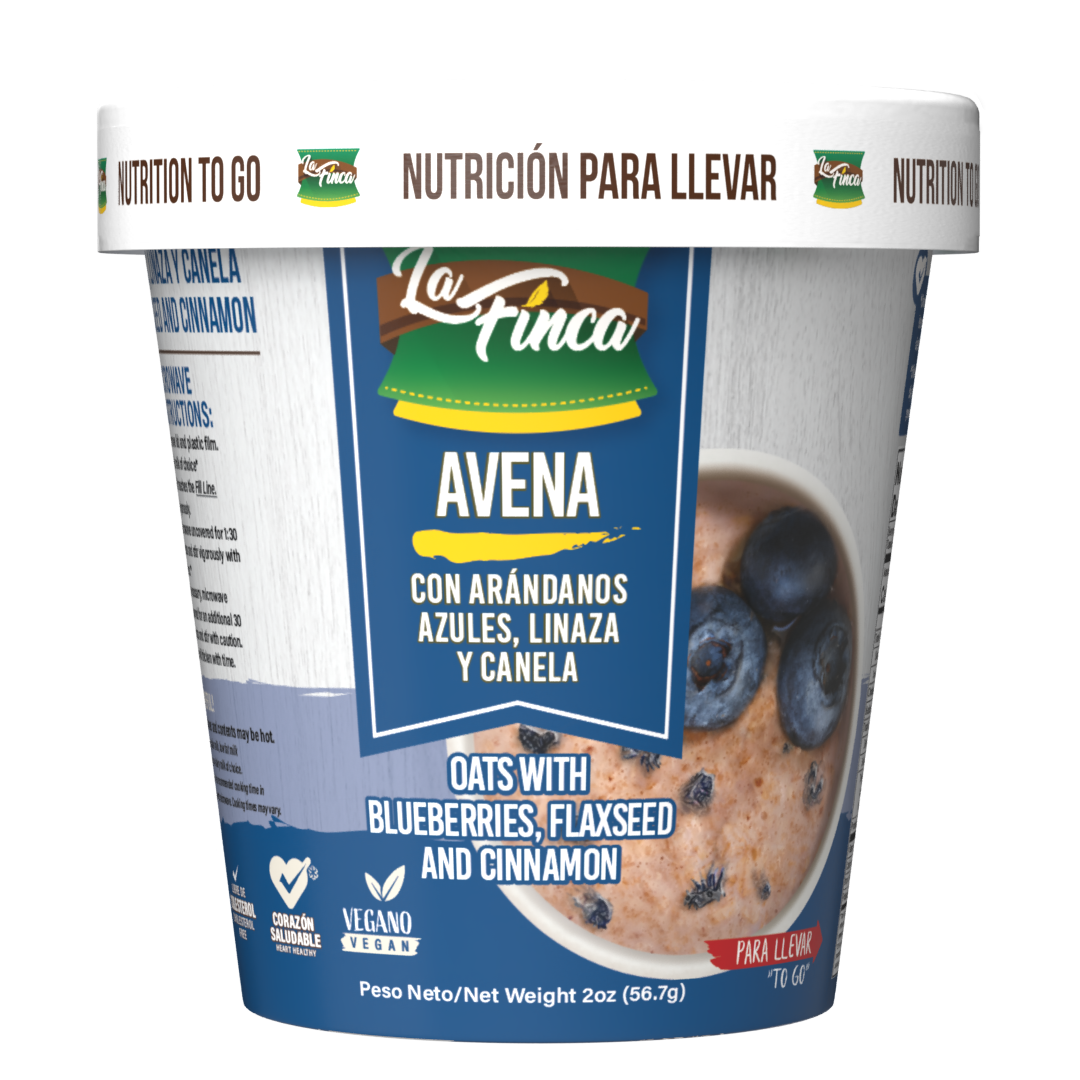 Avena Instantánea con Arándanos Azules, Linaza y Canela Single Serve Cup